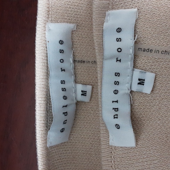 ENDLESS ROS E Size M Knit Tank and Caged Crop Top - Picture 14 of 15